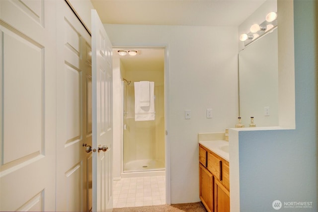 5901 Phinney Ave N Unit 103, Seattle, WA 98103 - bathroom with vanity and a stall shower