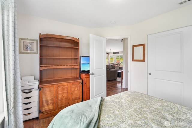 48 Bennett Ln, Oakville, WA 98568 - bedroom with dark wood-style flooring