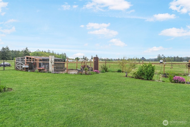 48 Bennett Ln, Oakville, WA 98568 - view of yard featuring exterior structure and an outbuilding