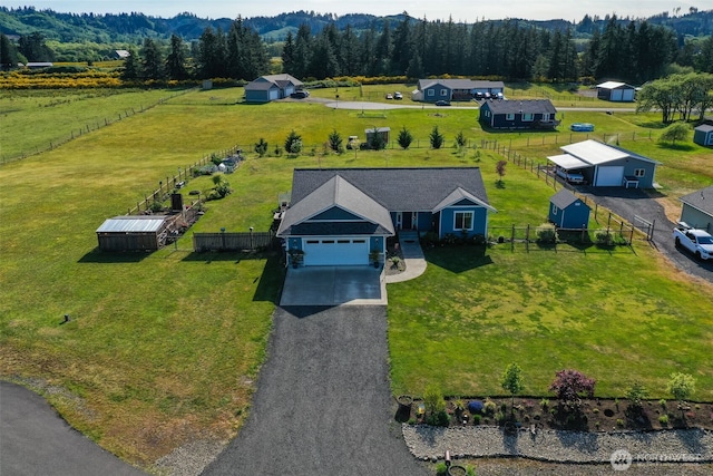 48 Bennett Ln, Oakville, WA 98568 - view of rural area featuring a heavily wooded area