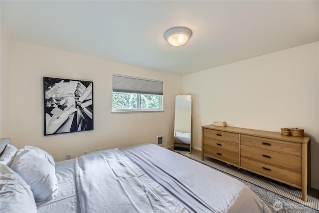 bedroom with baseboards