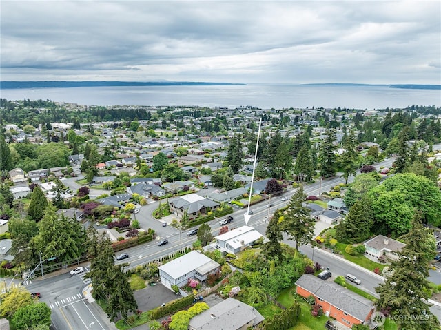 900 Sea Vista Pl, Edmonds, WA 98020 - aerial perspective of suburban area with a nearby body of water