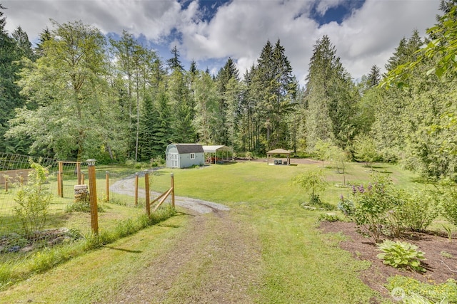 13520 Burn Rd, Arlington, WA 98223 - view of yard featuring a view of trees
