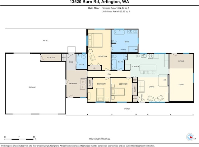 13520 Burn Rd, Arlington, WA 98223 - home floor plan