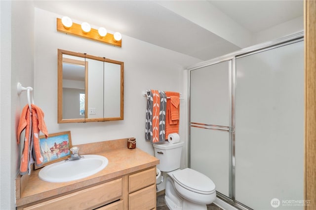 1166 Daniels Ave, Bremerton, WA 98312 - bathroom with toilet, a shower stall, and vanity