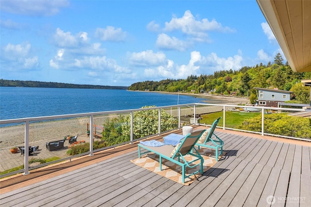 14010 SW Bates Rd, Vashon, WA 98070 - deck with a water view