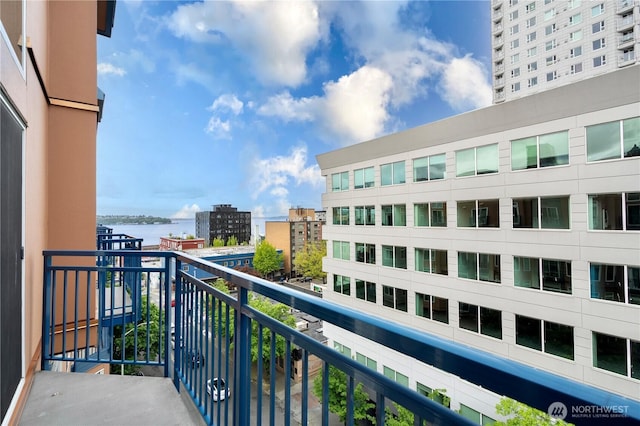 2415 2nd Ave Unit 743, Seattle, WA 98121 - balcony featuring a city view and a water view