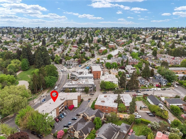 aerial overview of property's location