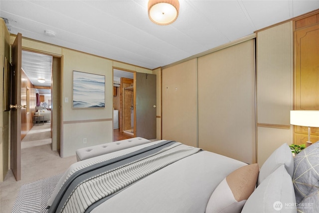 212 Old Owen Rd Unit 46, Sultan, WA 98294 - bedroom featuring light colored carpet and a closet