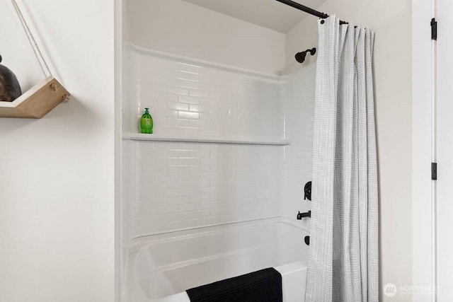 14707 87th Ave SE Unit U8, Snohomish, WA 98296 - bathroom featuring shower / bath combination with curtain