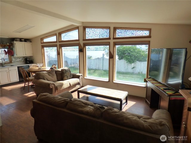 1061/2 Indian Ave E, Brewster, WA 98812 - living area featuring dark wood-style floors