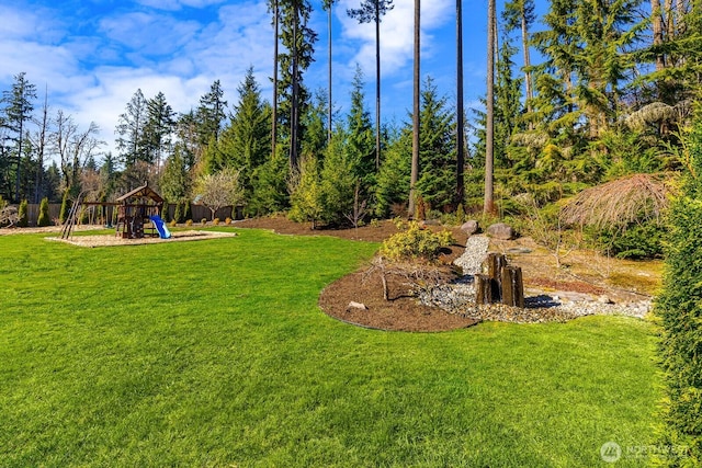 19516 67th Ave SE, Snohomish, WA 98296 - view of grassy yard featuring a playground