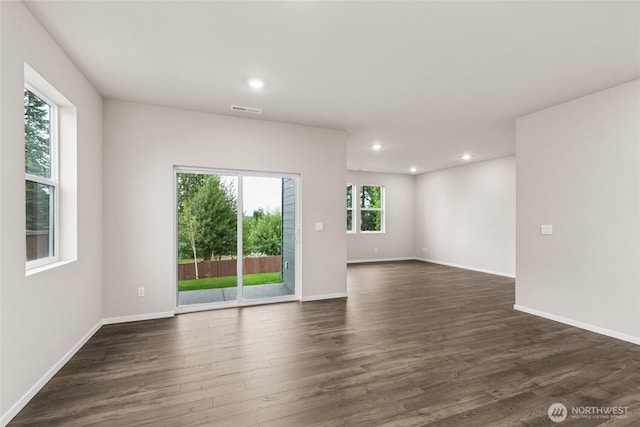 28307 74th Dr NW Unit 90, Stanwood, WA 98292 - unfurnished room featuring dark wood-style floors and recessed lighting