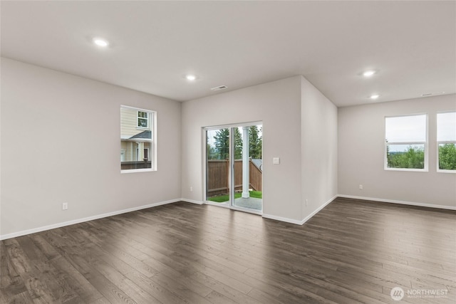 28307 74th Dr NW Unit 90, Stanwood, WA 98292 - unfurnished room featuring recessed lighting and dark wood-style floors