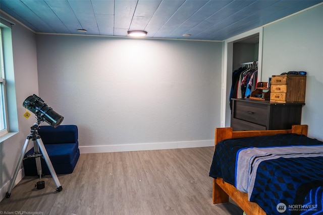 1803 Juniper St, Oroville, WA 98844 - bedroom featuring wood finished floors and baseboards