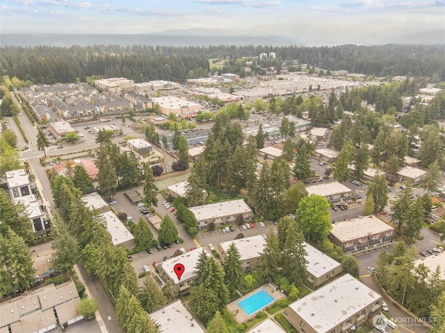 1420 153rd Ave NE # 4004, Bellevue, WA 98007 - aerial view of property's location featuring a heavily wooded area