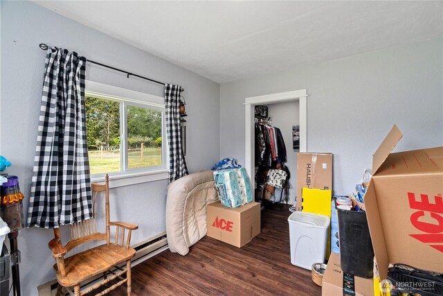 85 Rustemeyer Rd, Aberdeen, WA 98520 - bedroom with wood finished floors and a closet
