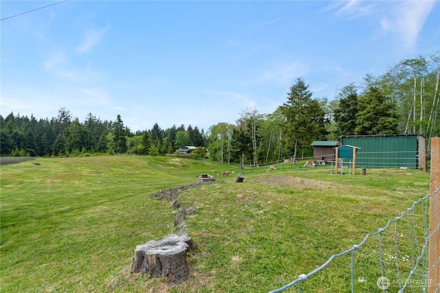85 Rustemeyer Rd, Aberdeen, WA 98520 - view of yard featuring an outbuilding, a view of rural / pastoral area, and a pole building