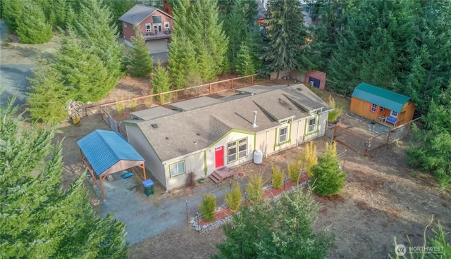 104 Jack Fir Ct, Packwood, WA 98361 - view from above of property