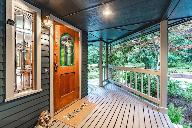 3246 Goshen Rd, Bellingham, WA 98226 - view of wooden porch