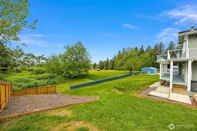 4415 Harborview Dr, Blaine, WA 98230 - view of yard with a balcony