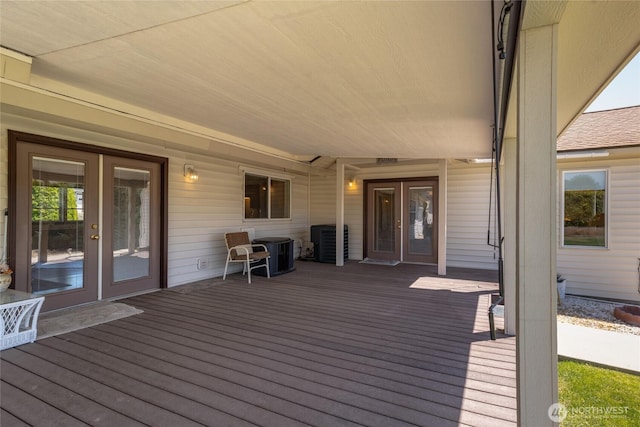 695 S Lyle Ave, East Wenatchee, WA 98802 - wooden deck featuring french doors