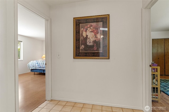 695 S Lyle Ave, East Wenatchee, WA 98802 - corridor with light wood-style floors and baseboards
