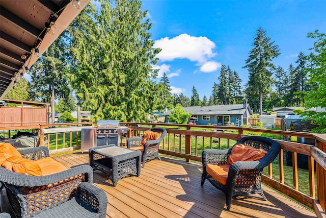 2202 28th Ave SE, Puyallup, WA 98374 - wooden deck featuring area for grilling