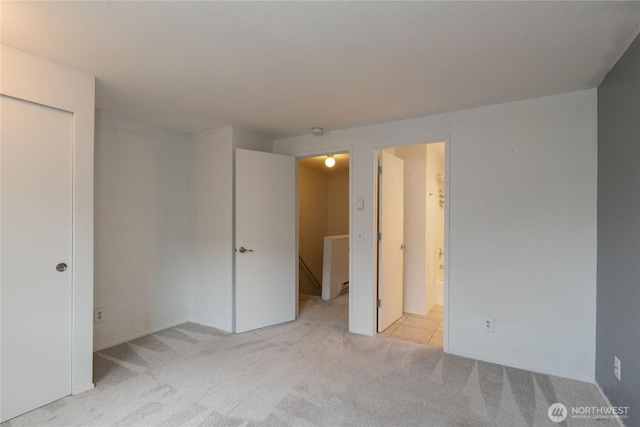 9817 132nd Street Ct E Unit B, Puyallup, WA 98373 - unfurnished bedroom with carpet flooring and ensuite bathroom