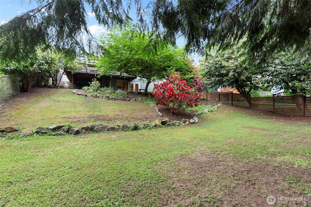 view of yard