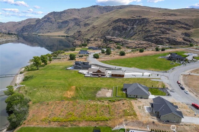179 N Shore Dr, Orondo, WA 98843 - aerial view of a water and mountain view