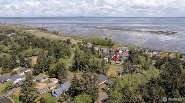 114 Mark Ct SE, Ocean Shores, WA 98569 - aerial view of property's location featuring a nearby body of water and nearby suburban area