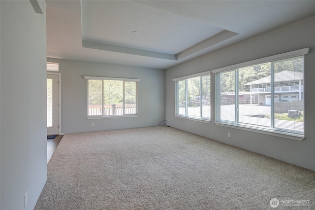 114 Mark Ct SE, Ocean Shores, WA 98569 - carpeted spare room featuring plenty of natural light and a raised ceiling