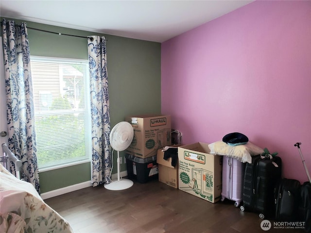 10409 137th St E Unit 9, Puyallup, WA 98374 - bedroom featuring wood finished floors, multiple windows, and baseboards