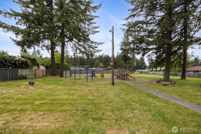 5510 83rd Ave W, University Place, WA 98467 - view of yard with a playground