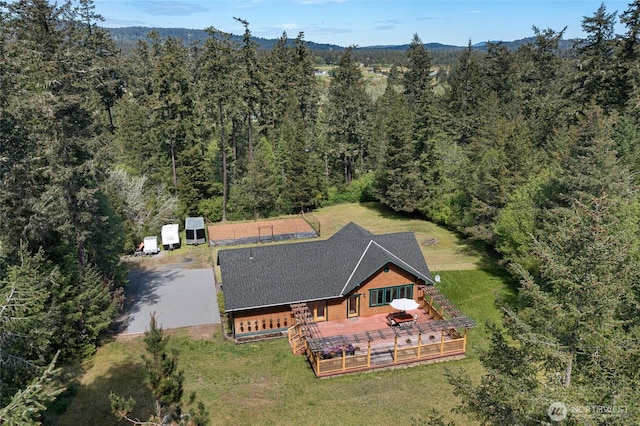 591 Wold Rd, Friday Harbor, WA 98250 - view of subject property with a forest
