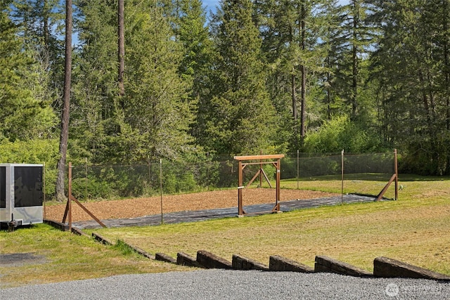 591 Wold Rd, Friday Harbor, WA 98250 - view of jungle gym featuring a view of trees