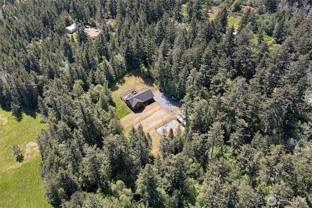 591 Wold Rd, Friday Harbor, WA 98250 - aerial view of property and surrounding area featuring a forest