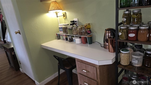 1900 Broadway Ave Unit 2, Hoquiam, WA 98550 - bar featuring dark wood finished floors and baseboards