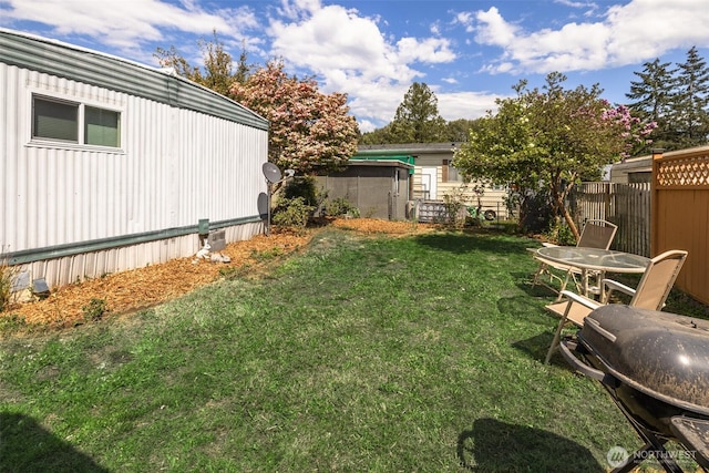 view of yard