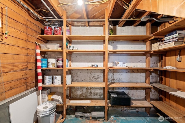 view of storage