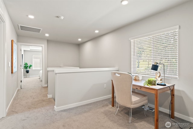 207 207th St SE Unit Eh49, Bothell, WA 98012 - office featuring light colored carpet, recessed lighting, and baseboards