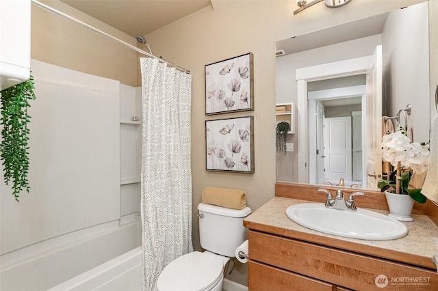3723 218th Pl SE, Bothell, WA 98021 - full bath with toilet, vanity, and shower / bath combo