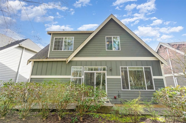 3723 218th Pl SE, Bothell, WA 98021 - rear view of property with board and batten siding and roof with shingles