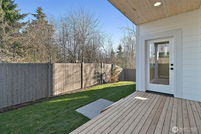 15709LOT12 SE 257th St, Covington, WA 98042 - view of wooden terrace