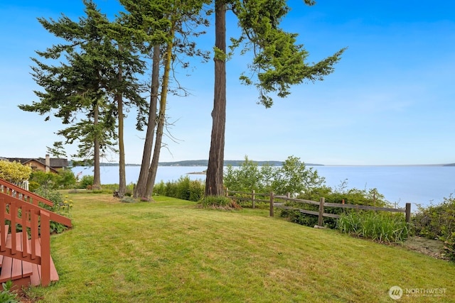 2967 Saratoga Rd, Langley, WA 98260 - view of yard with a water view