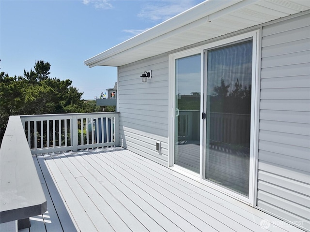 view of deck
