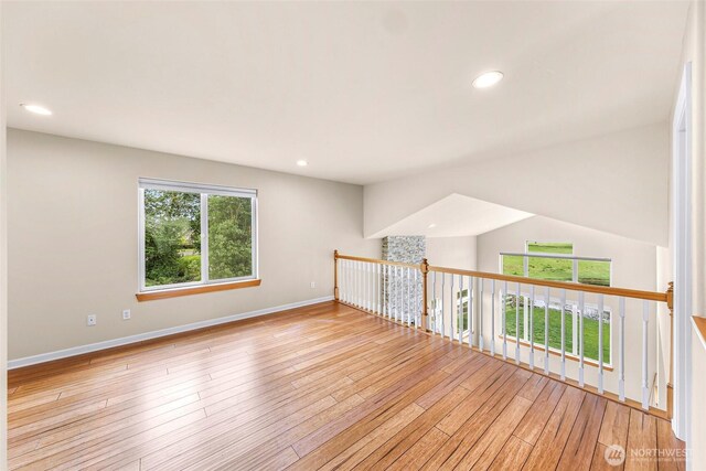 549 E Maberry Dr, Lynden, WA 98264 - unfurnished room with light wood-type flooring, baseboards, and recessed lighting