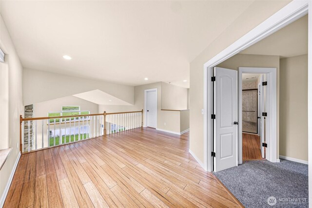 549 E Maberry Dr, Lynden, WA 98264 - spare room featuring baseboards, light wood-style floors, and recessed lighting