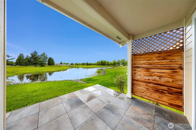 549 E Maberry Dr, Lynden, WA 98264 - view of patio featuring a water view